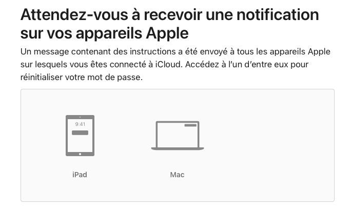 réinitialiser le mot de passe
