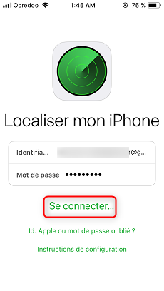 Localiser mon iPhone