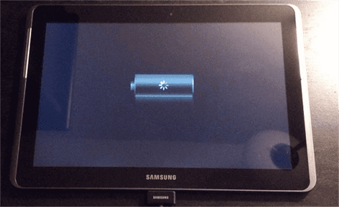 Tablette Samsung refuse de se charger