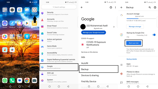 透過 Google Drive 備份 Android 手機