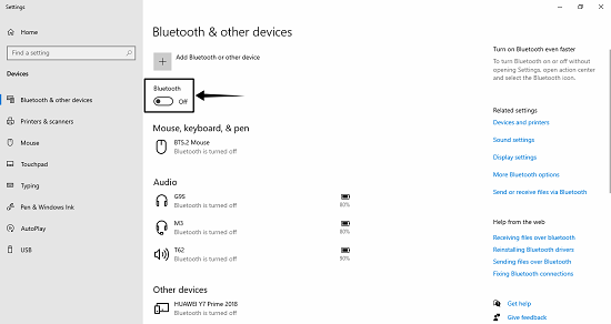 在 Windows 電腦上啟用藍牙